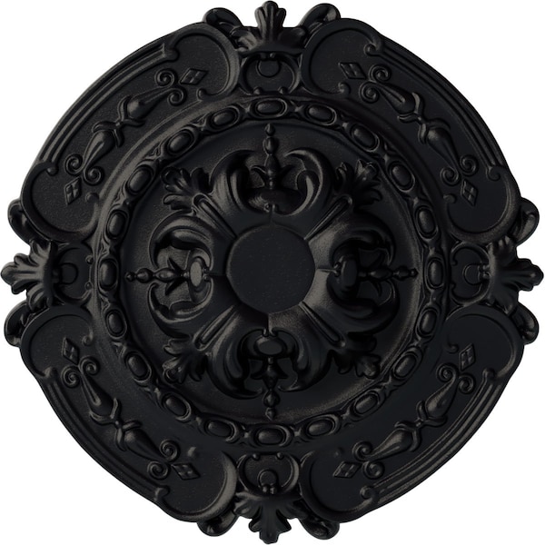 Ekena Millwork Southampton Ceiling Medallion (Fits Canopies up to 2 3/4"), 16 3/8"OD x 1 3/4"P, Steel Gray CM17SOSGS - main